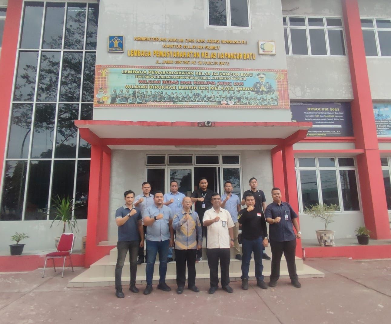 Meski Hari Libur, Kakanwil Kemenkumham Sumut Kunjungi Lapas Pancurbatu