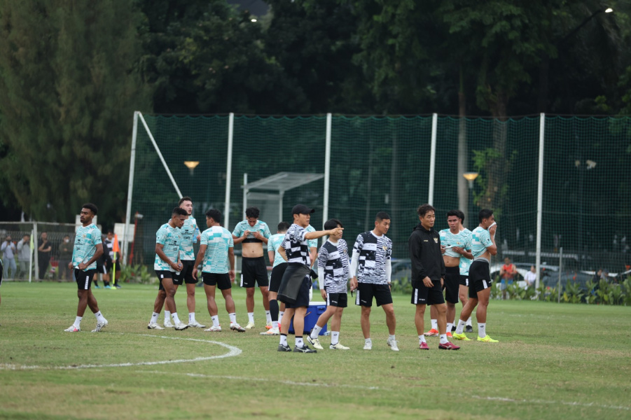 Timnas Indonesia Jalani Latihan Perdana