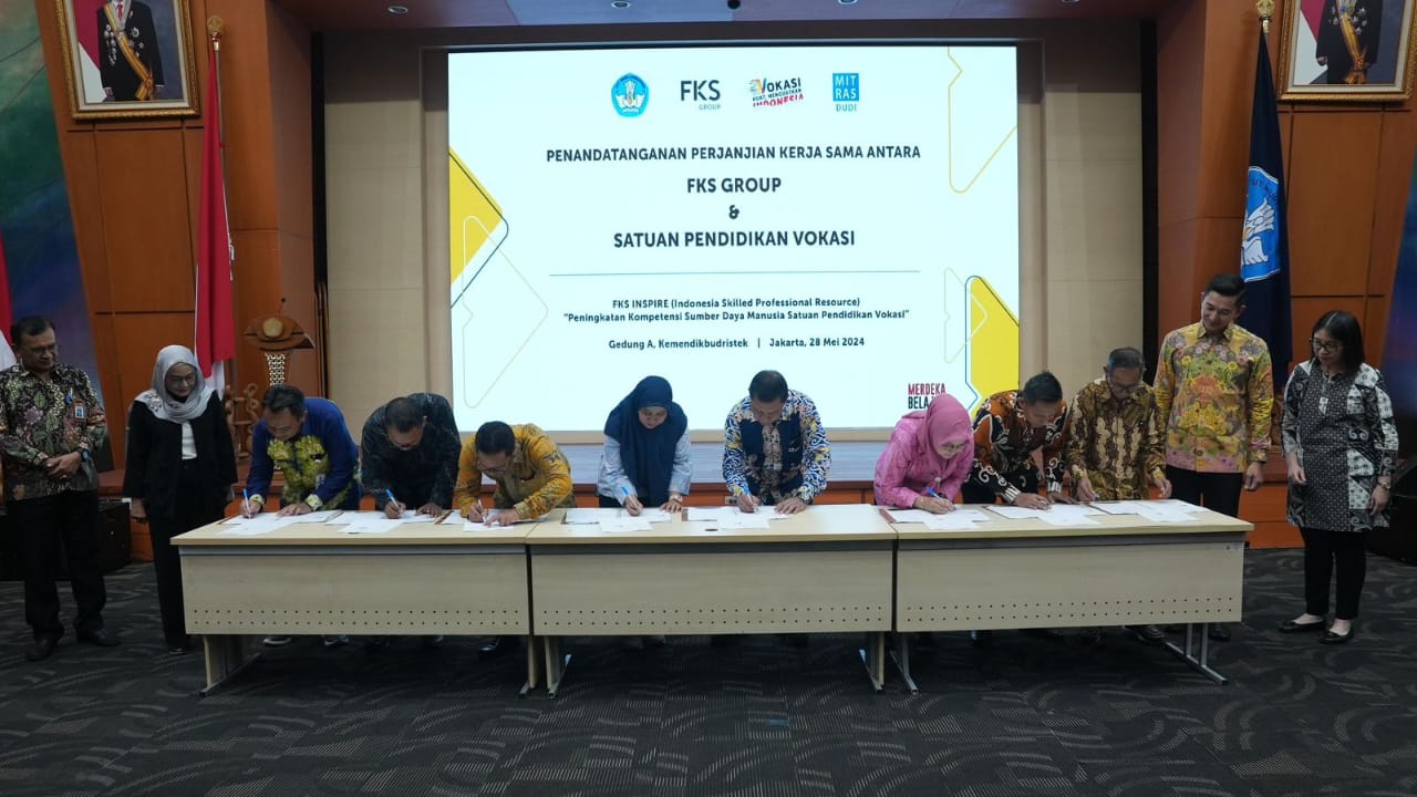 Ditjen Pendidikan Vokasi-FKS Group Sepakati Delapan Poin Kerja Sama untuk Dongkrak Relevansi Lulus