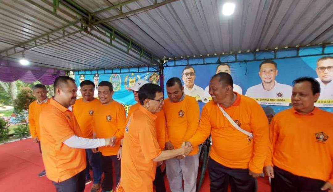 Hendri CH Bangun Lantik Pengurus Satkom PWI Sumut Periode 2024-2027