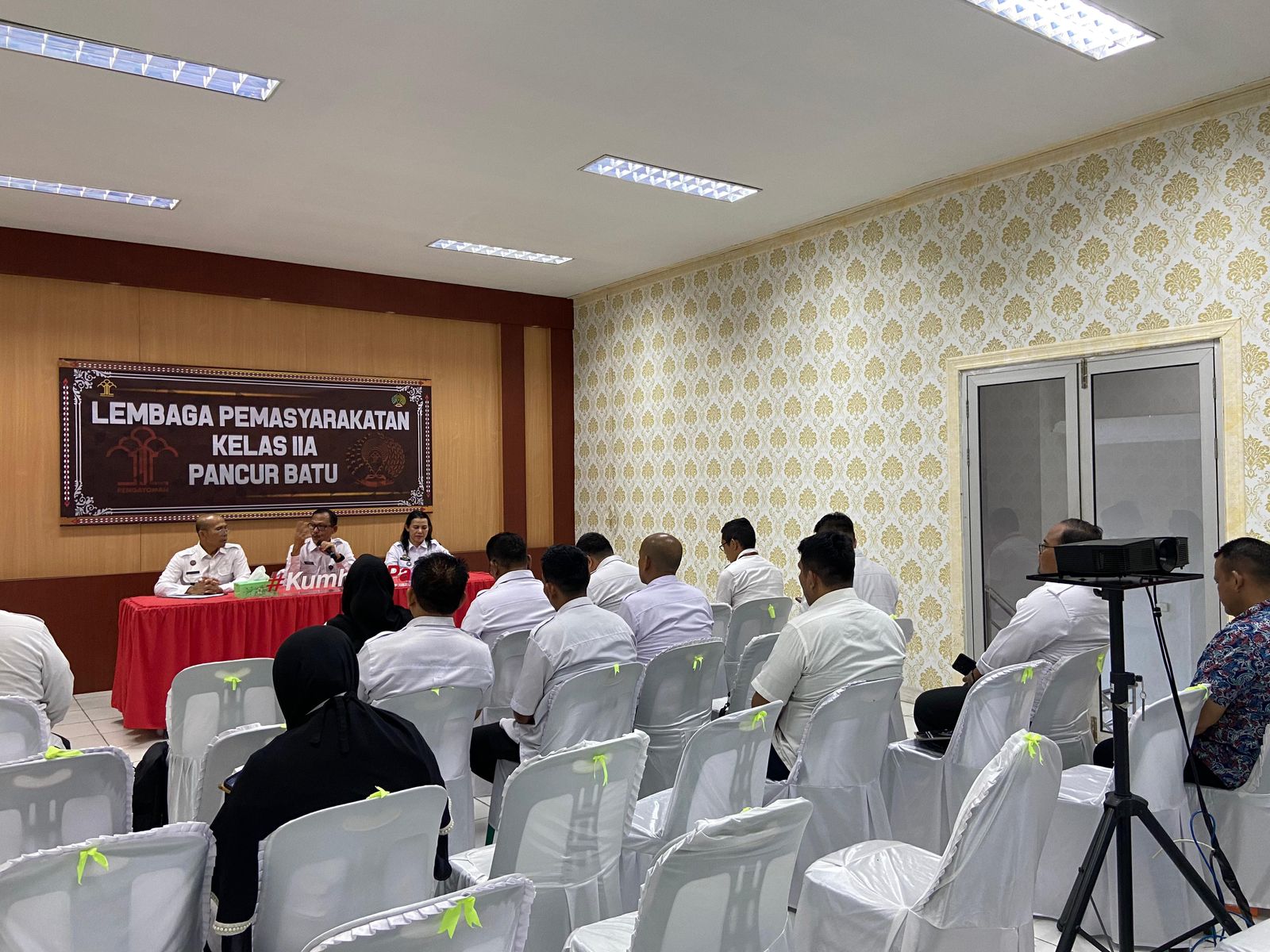 Tim Direktorat Pelayanan Komunikasi Hak Asasi Manusia Kunjungi Lapas Pancurbatu