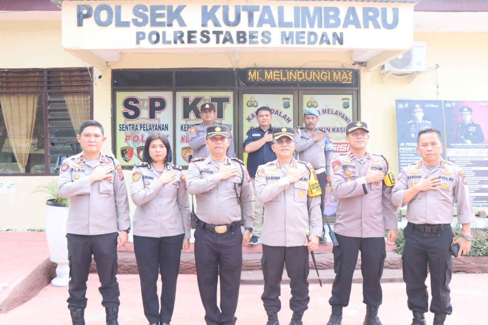 Sidak Polsek Kutalimbaru, Ini Arahan Kapolrestabes Medan