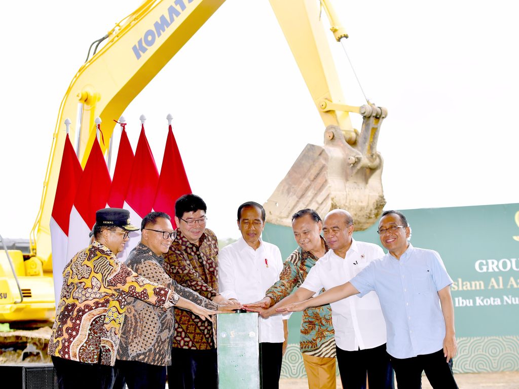 Presiden Jokowi Lakukan Ground Breaking Sekolah Islam Al-Azhar Summarecon Nusantara