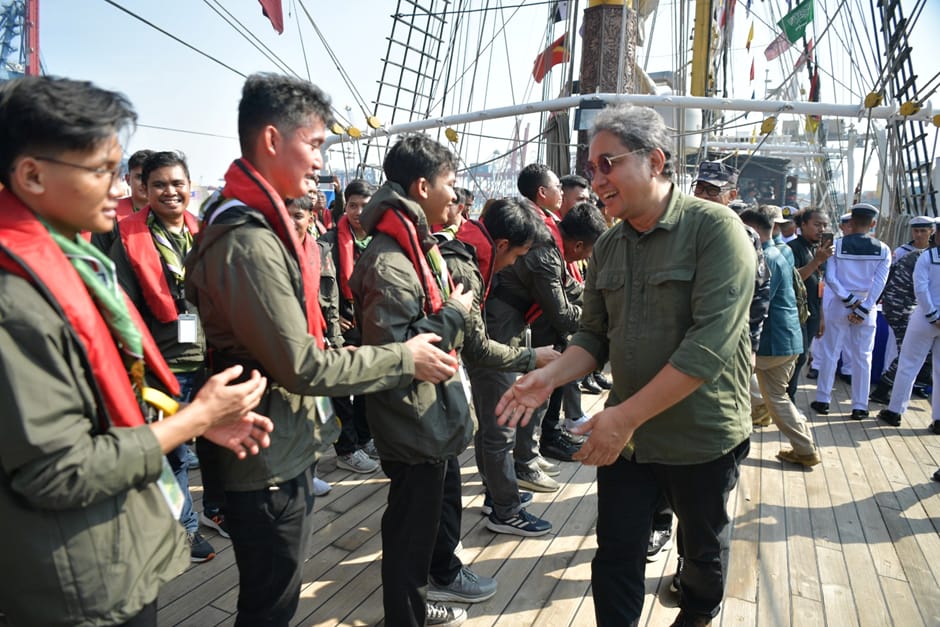 Kemendikbudristek Lepas Pelayaran Muhibah Budaya Jalur Rempah 2024