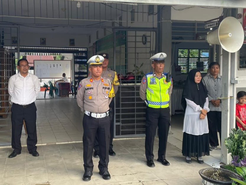 Polres Sergai Sosialisasi Pemberantasan Geng Motor ke Pelajar SMA di Tanjungberingin