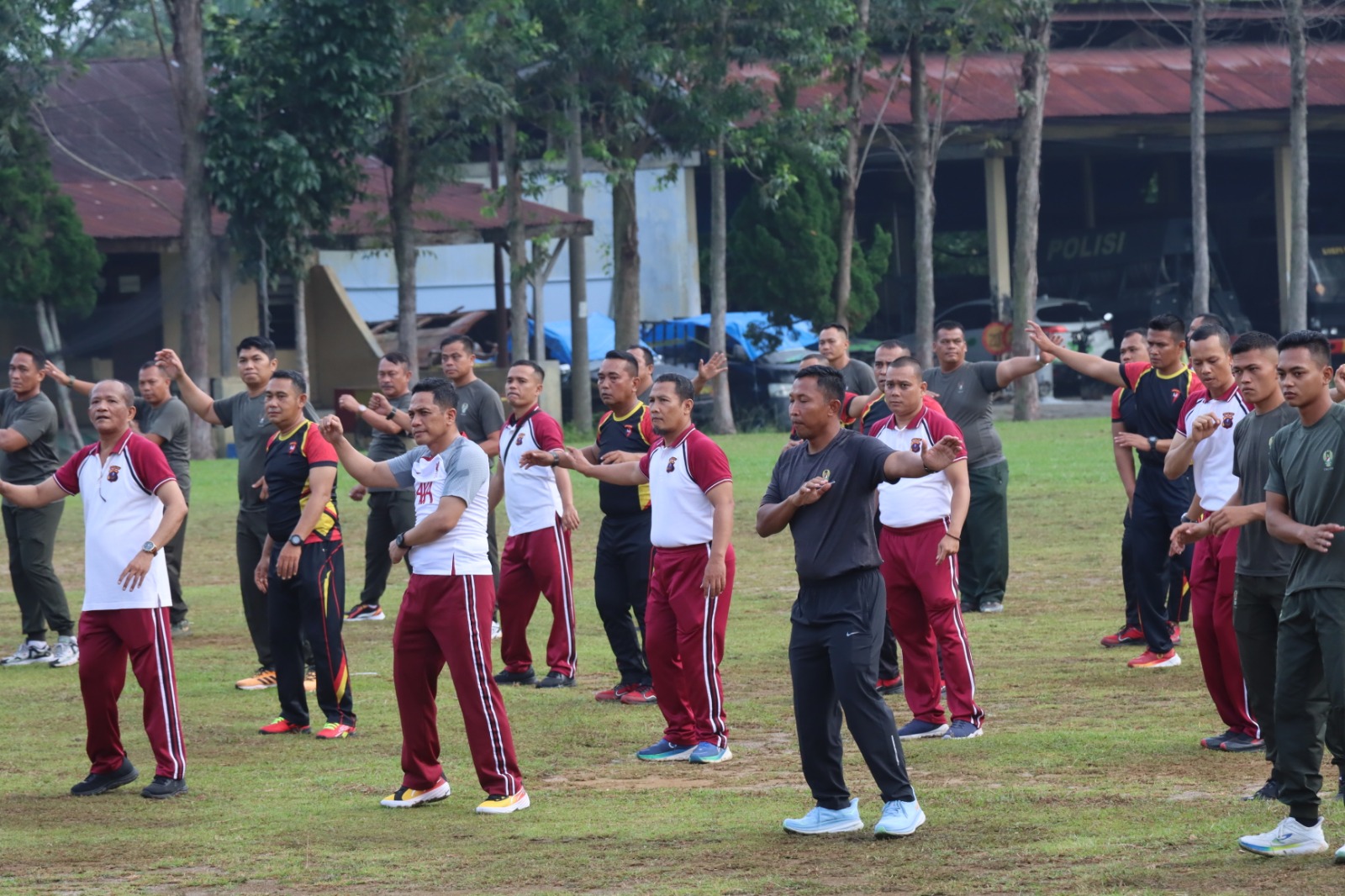 Polres Pematangsiantar Gelar Olahraga Bersama TNI dan Pemko