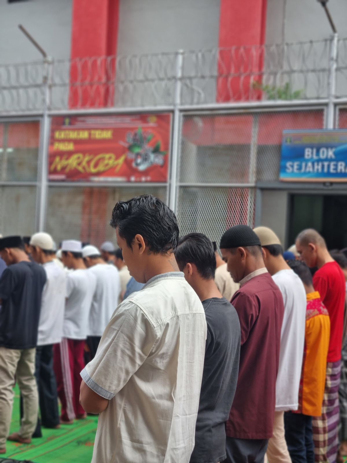 Peringati Idul Adha 1445 H, Pegawai dan WBP Lapas Pancurbatu Laksanakan Sholat Ied