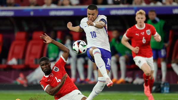 Eropa 2024, Prancis Tumbangkan Austria 1-0