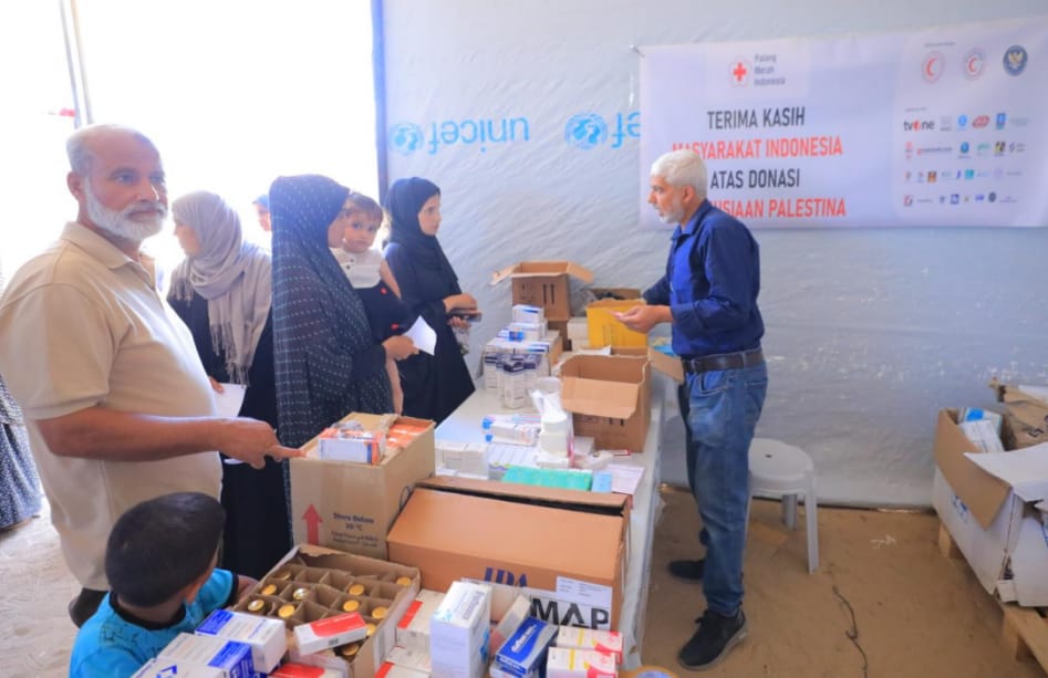 Krisis Meningkat, PMI Lanjutkan Layanan Kesehatan di Khan Younis