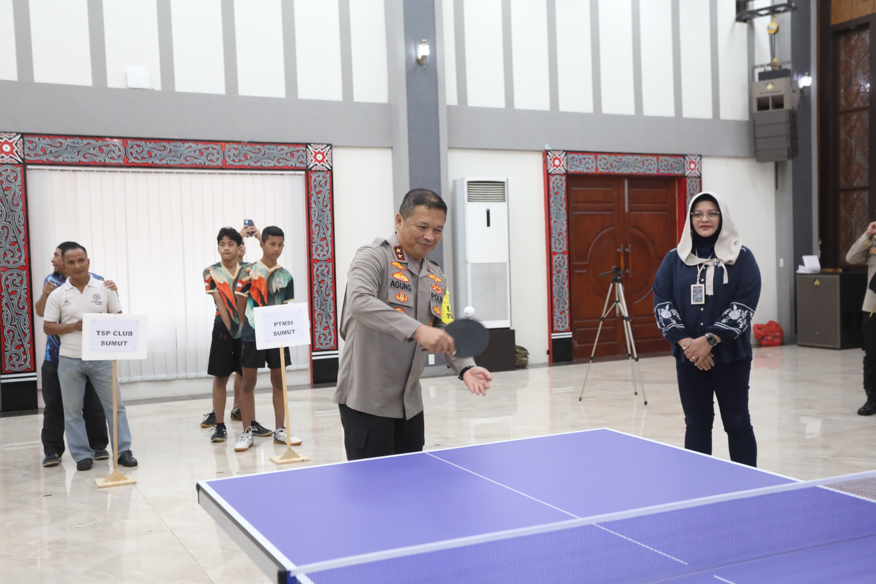 Polda Sumut Gelar Turnamen Tenis Meja