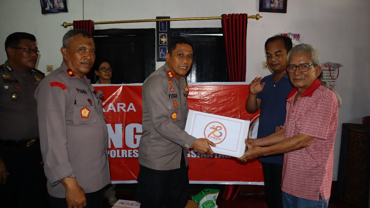 Polres Pematangsiantar Kunjungi Personel yang Sakit