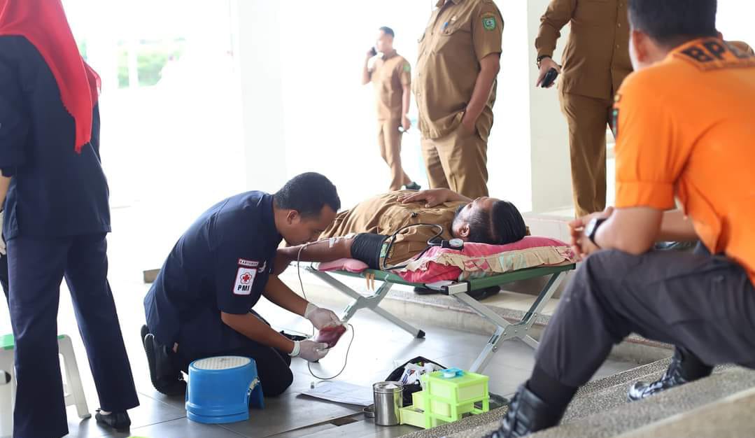 PMI dan Pemkab Madina Gelar Donor Darah