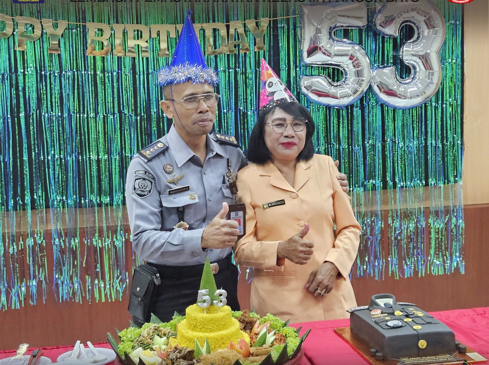 DWP Lapas Pancurbatu Lakukan Surprise HUT ke 53 Kriston Napitupulu