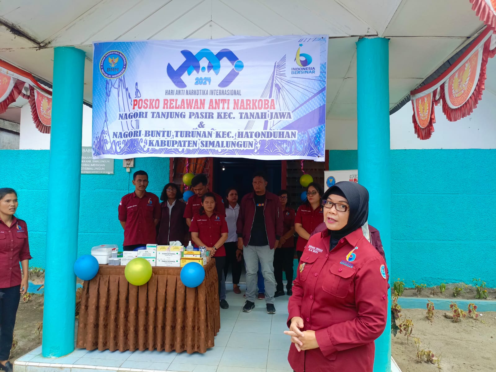 BNN Simalungun Canangkan dua Nagori Bersih Narkoba
