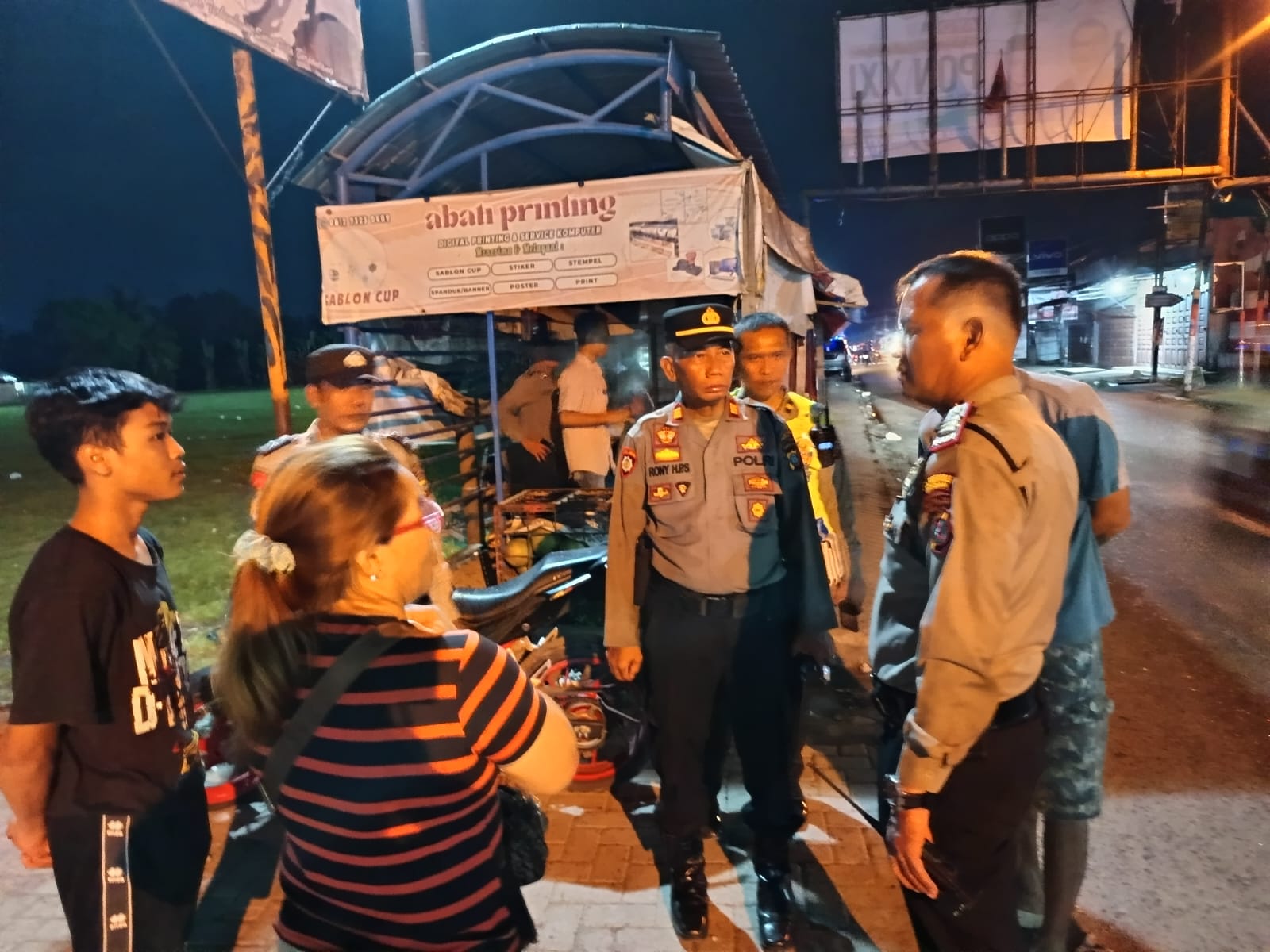 Polsek Pancurbatu Lakukan Razia di Sejumlah Lokasi