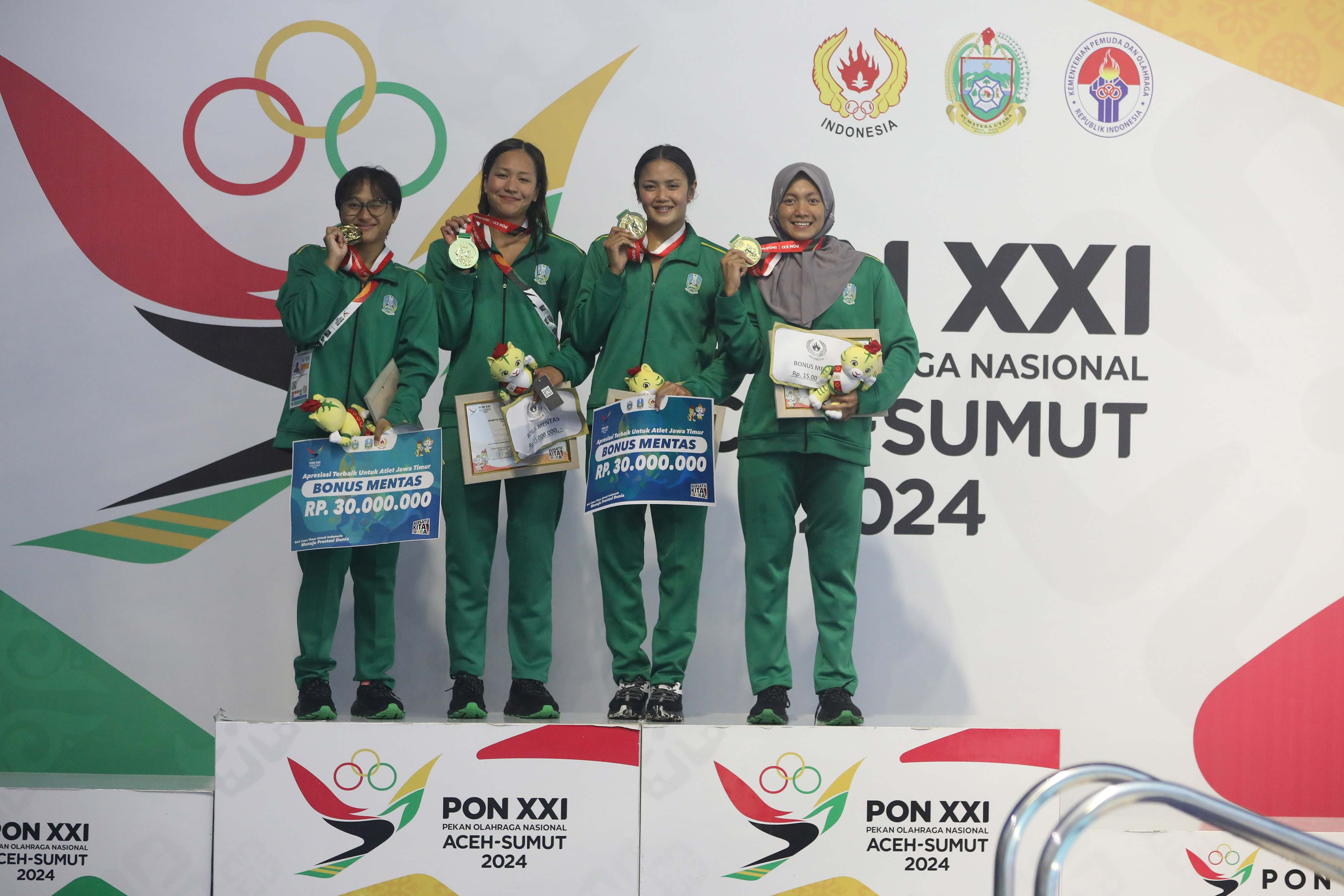 Jatim Sabet Emas dan Perak di Gaya Bebas Putri