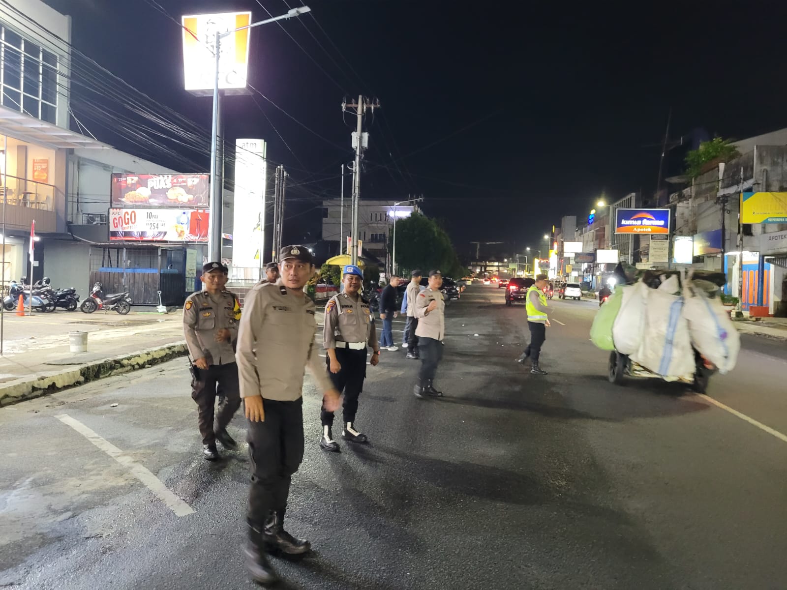 Polres Pematangsiantar Gelar Patroli KRYD, Pastikan Kamtibmas Pilkada Tetap Kondusif