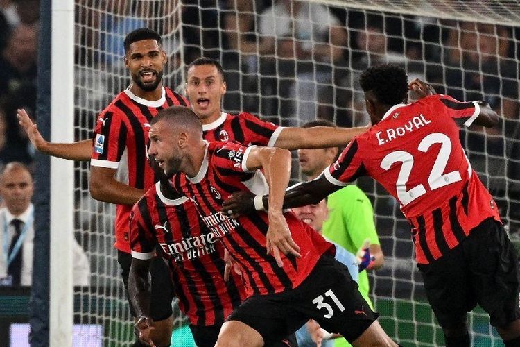 Lazio dan AC Milan Berbagi Poin Usai Imbang 2-2