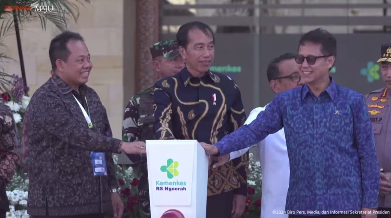 Presiden Jokowi Resmikan Gedung Baru RSUP Ngoerah