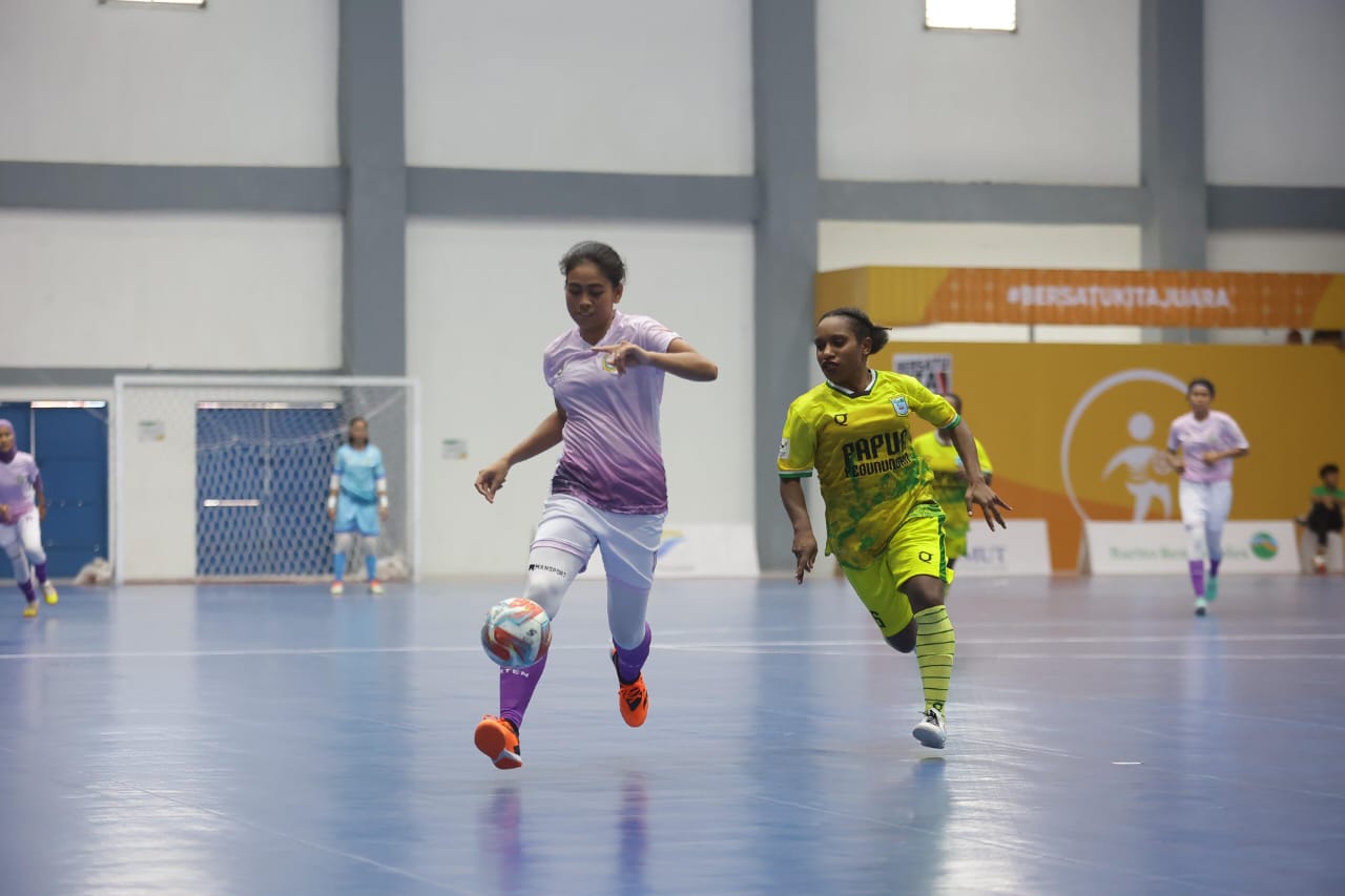 Tim Futsal Putri Sumut Cetak Sejarah dengan Lolos ke Semi Final PON XXI