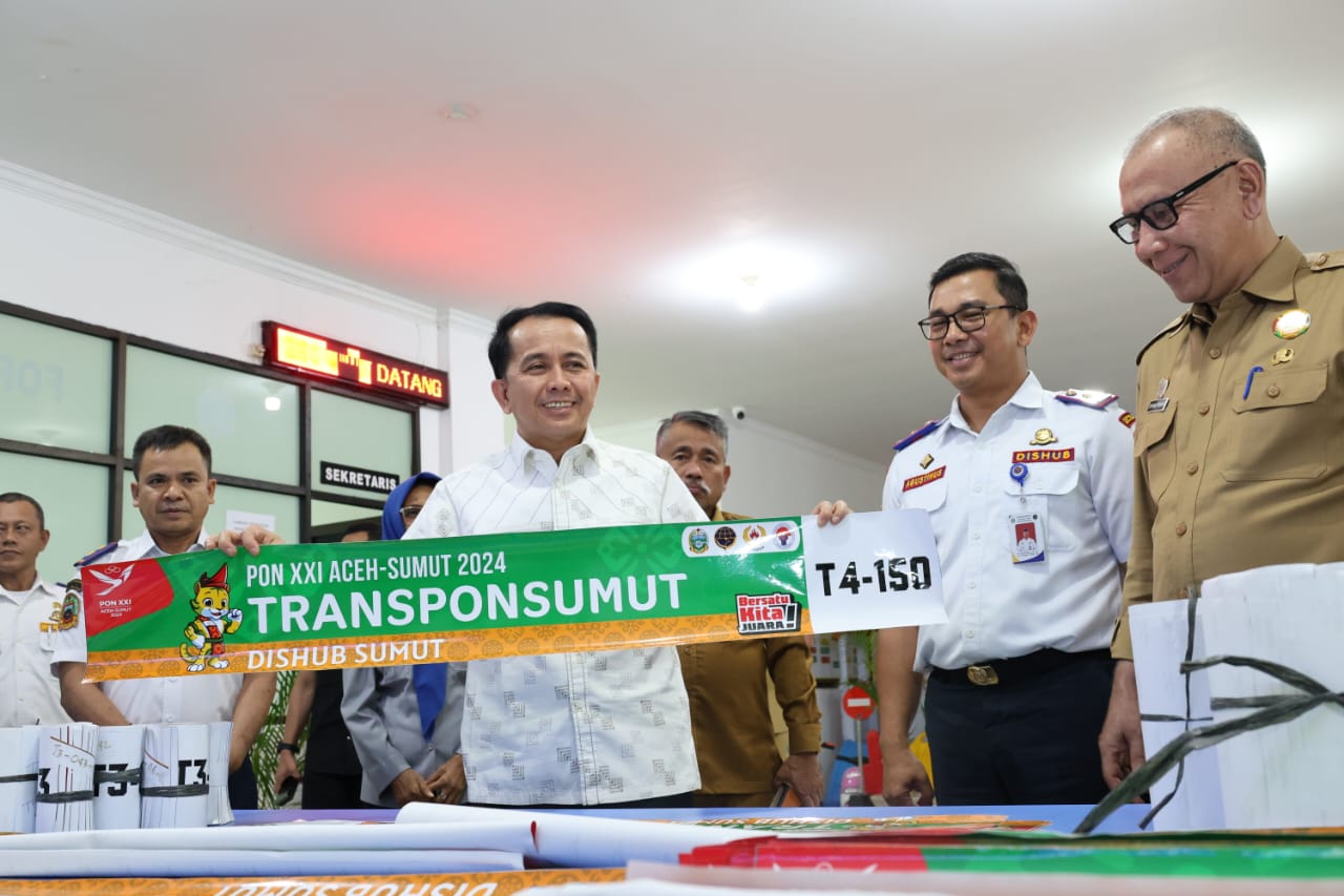 Jelang PON XXI Aceh-Sumut, Dishub Sumut Mobilisasi 1.853 Orang