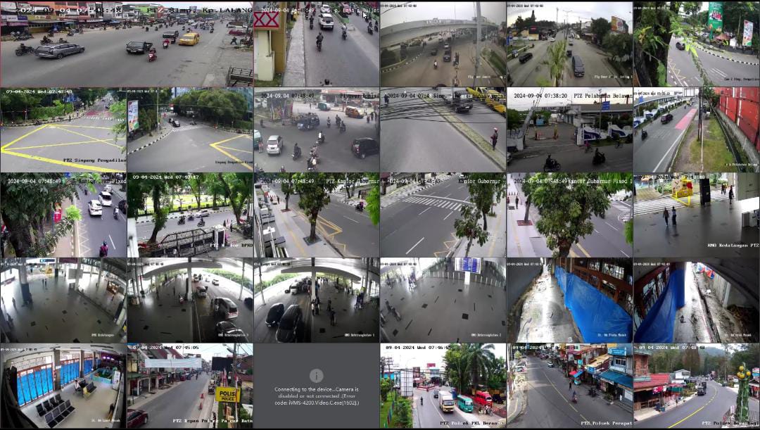 PON XXI Sumut Dipantau 99 CCTV di Titik Vital