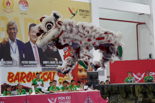 Sumut Raih Medali Emas di Barongsai Tradisional pada PON XXI