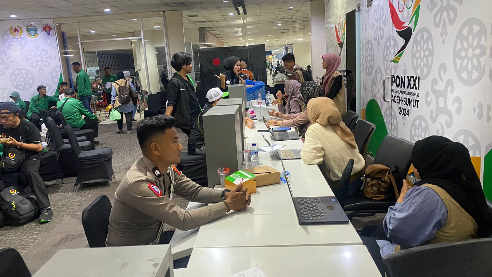 Polres Pematangsiantar Kawal Kedatangan Atlet Tinju PON XXI