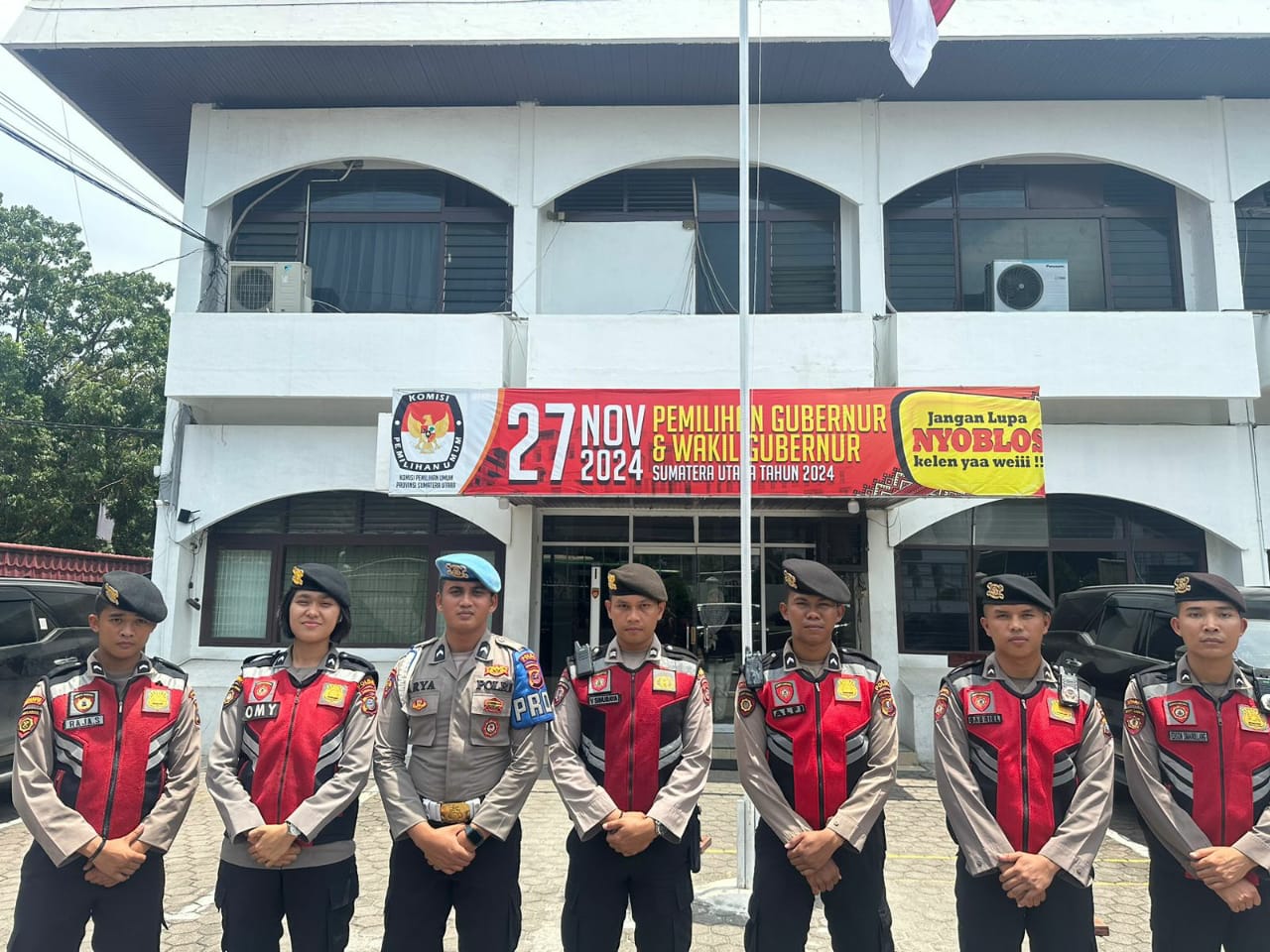 Satgas Preventif Polda Sumut Perketat Pengamanan KPU dan Bawaslu