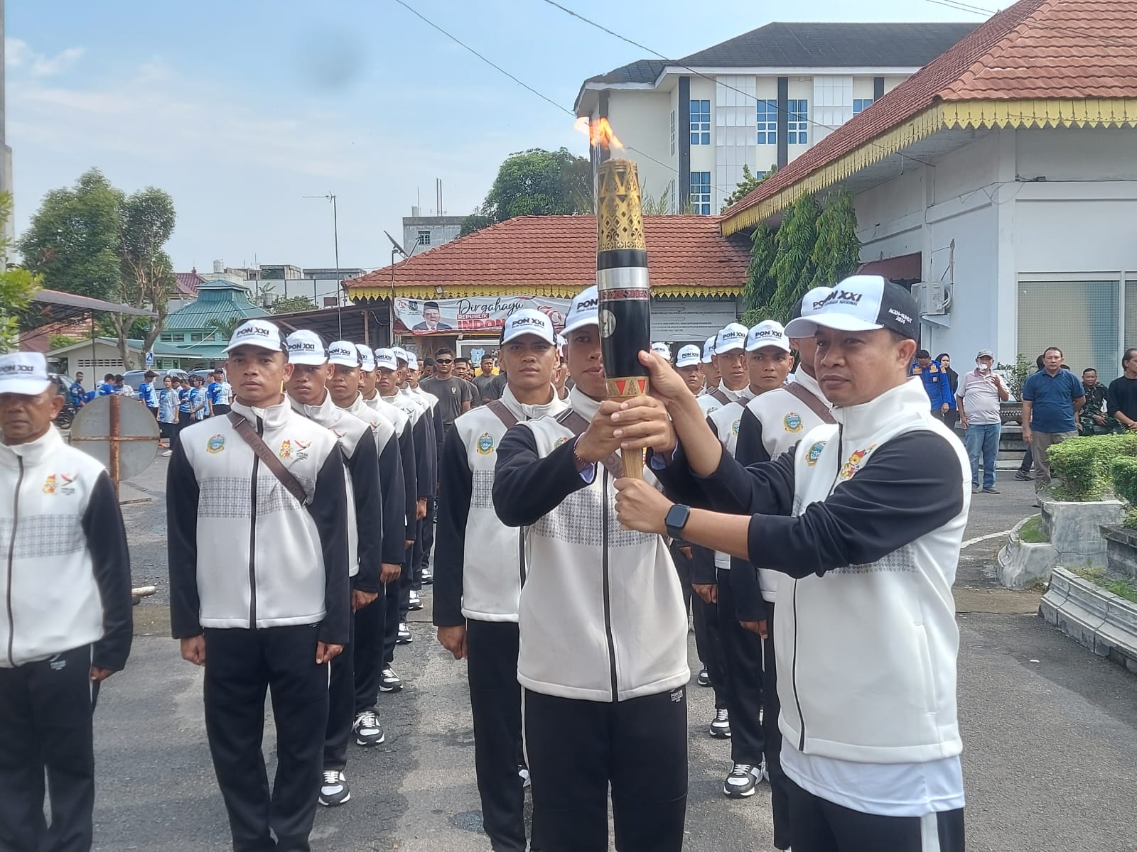 Tebingtinggi Sambut Kirab Api PON XXI, Siap Gelar Cabor Sepeda