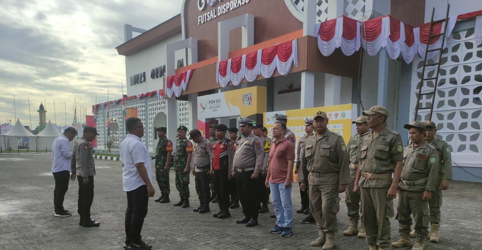 40 Personel Jaga PON XXI di GOR Dispora
