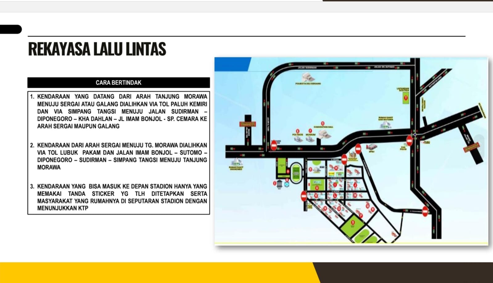 Polda Sumut Lakukan Rekayasa Lalu Lintas Pembukaan PON 2024 di Lubukpakam