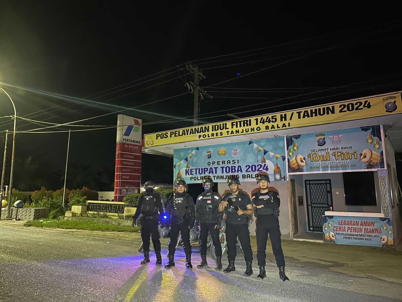 Polres Tanjungbalai Gelar Patroli Cegah Begal dan Geng Motor