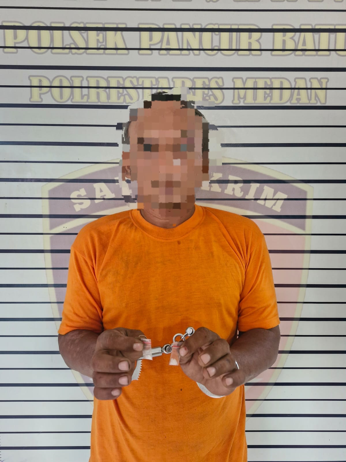 Polsek Pancurbatu Ringkus Residivis Narkoba