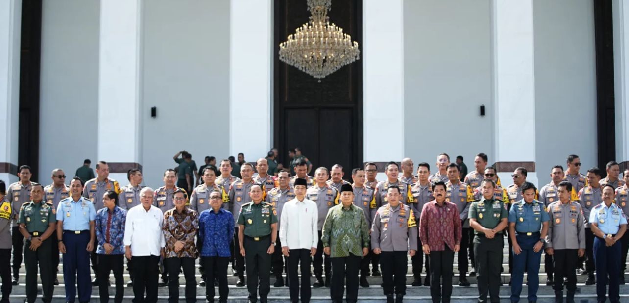 Kapolda Kaltim Ikuti Pengarahan TNI-Polri oleh Presiden Jokowi