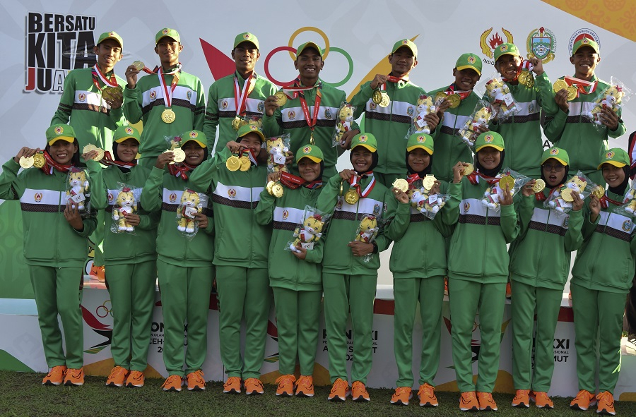 Sumut Juara Umum Drumband PON XXI