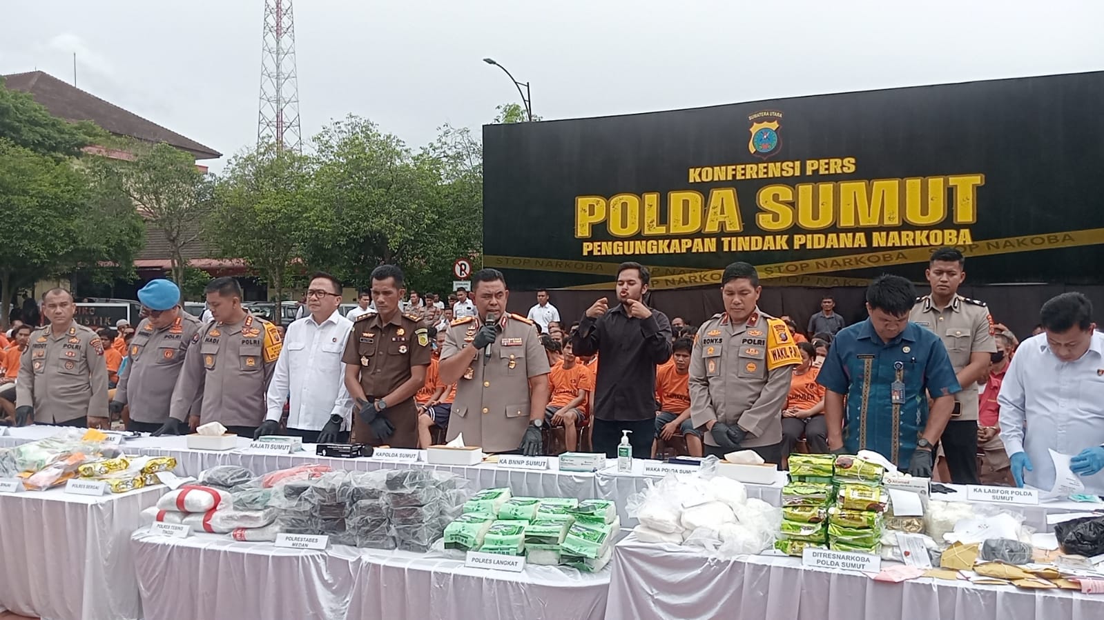 Polda Sumut Ungkap 578 Kasus Narkoba dalam 1,5 Bulan