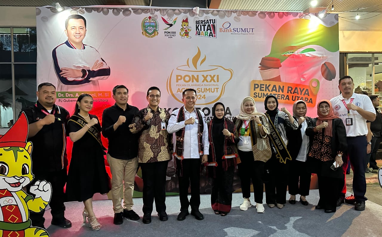 Pj Gubernur Sumut Luncurkan  Kopi Sumut  dan Gerakan Cinta Kopi