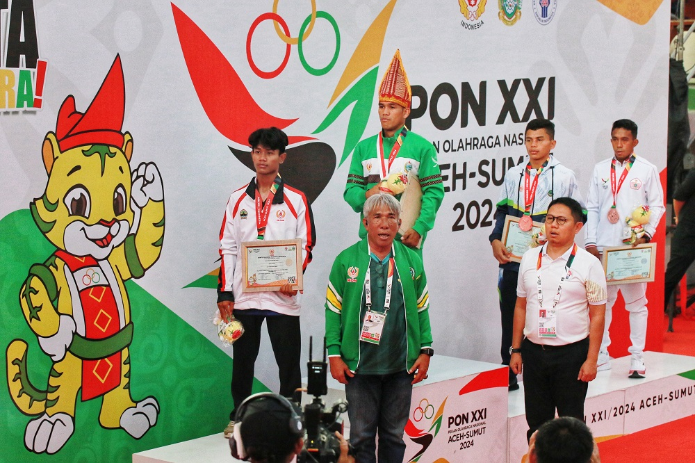 Lagu  Sayur Kol  Menggema di Final Kickboxing PON 2024