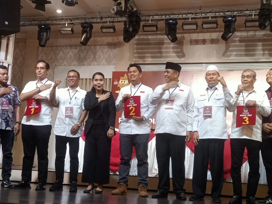 Pengundian Nomor Urut Paslon Wali Kota dan Wakil Wali Kota Medan, Pilkada 2024