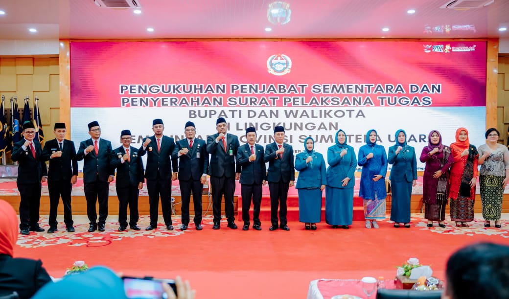 Aulia Rachman Dilantik sebagai Plt Wali Kota Medan