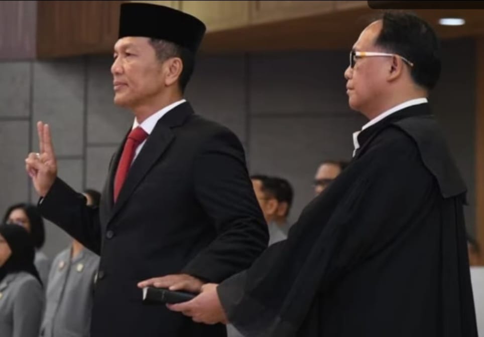 Komjen Nico Afinta Dilantik Jadi Sekjen Kemenkumham