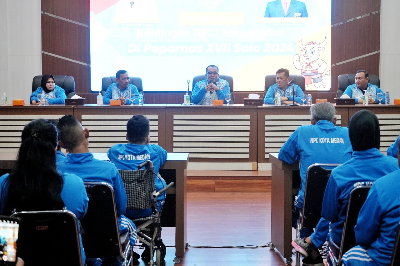 Plt Wali Kota Medan Janjikan Pekerjaan untuk Atlet NPC Berprestasi