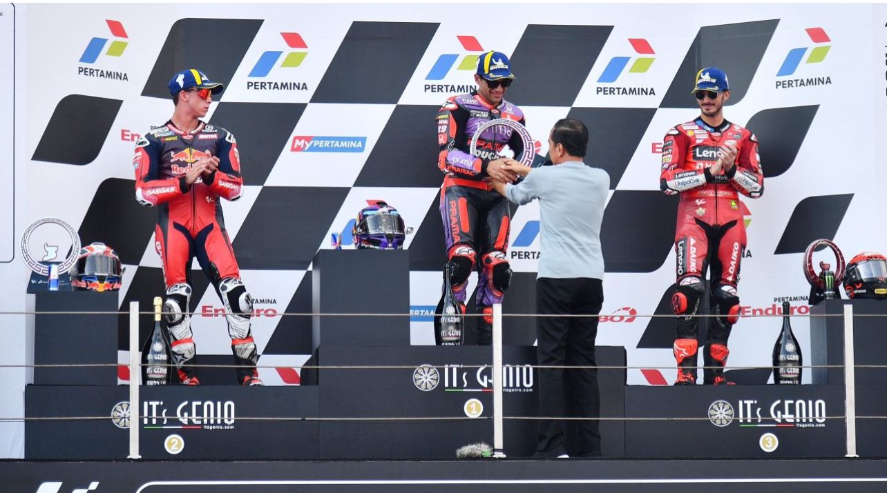 Presiden Jokowi Apresiasi Pertamina Grand Prix of Indonesia 2024
