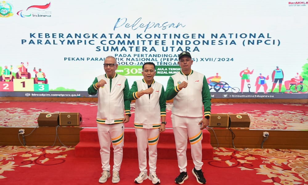 Kontingen Sumut Targetkan Tiga Besar di Peparnas XXVII Solo