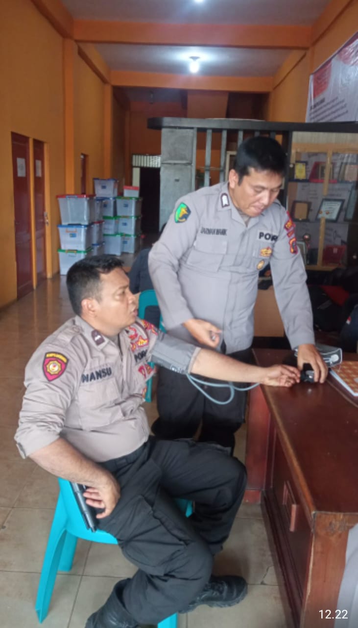 Polres Langkat Siapkan Kesehatan Personil Operasi Mantap Praja