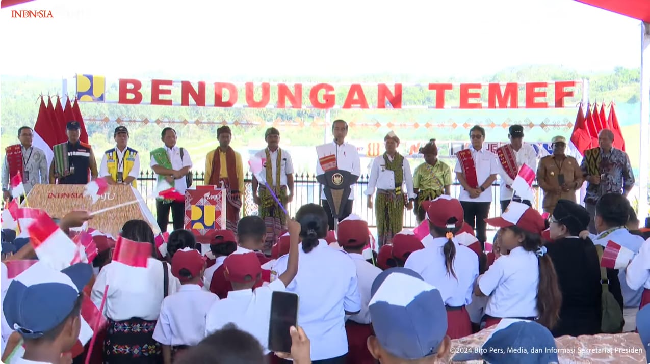 Presiden Jokowi Resmikan Bendungan Temef: Air Kunci Kemakmuran NTT