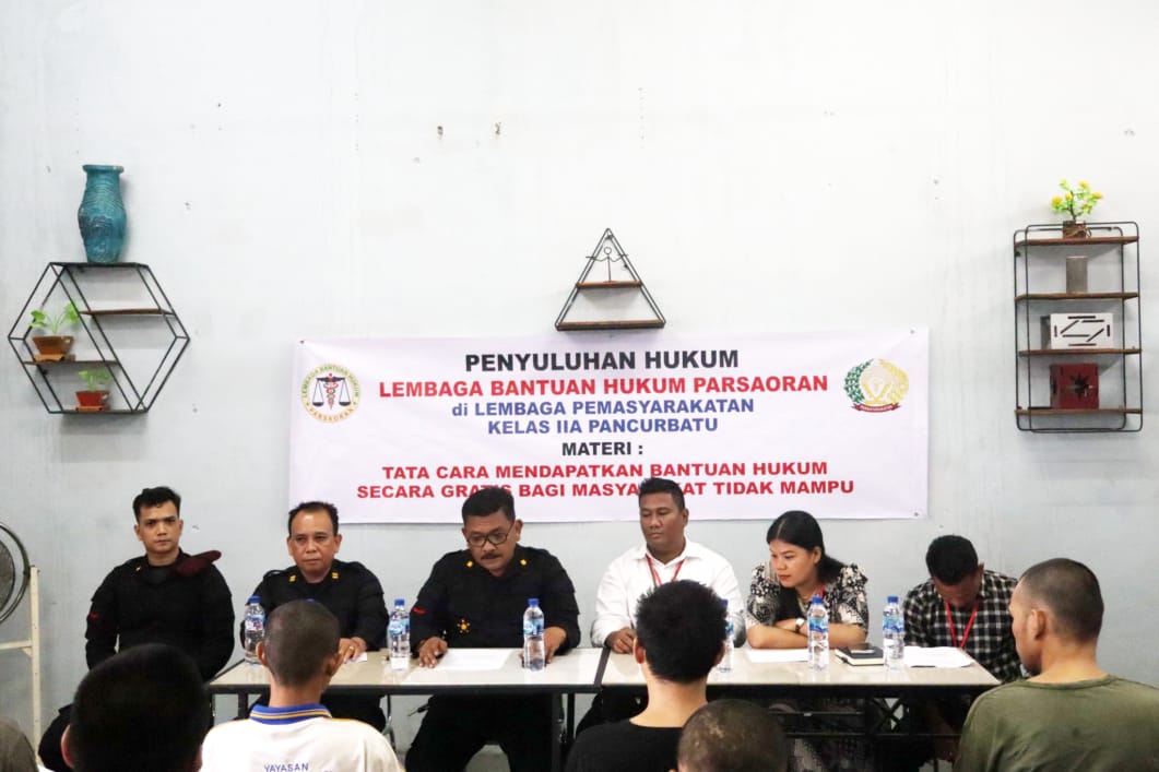 Lapas Pancurbatu Laksanakan Penyuluhan Hukum Gratis
