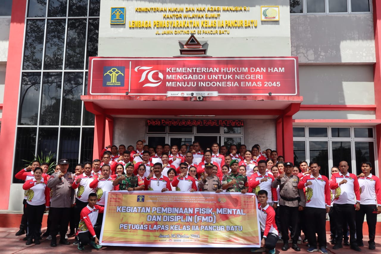 Lapas Pancurbatu Gelar Kegiatan FMD Bersama TNI dan Polri