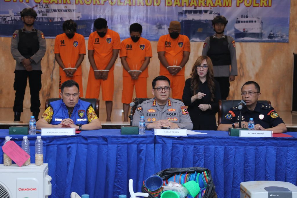 Penyelundupan 134 Ribu Benih Lobster Dihentikan Baharkam Polri